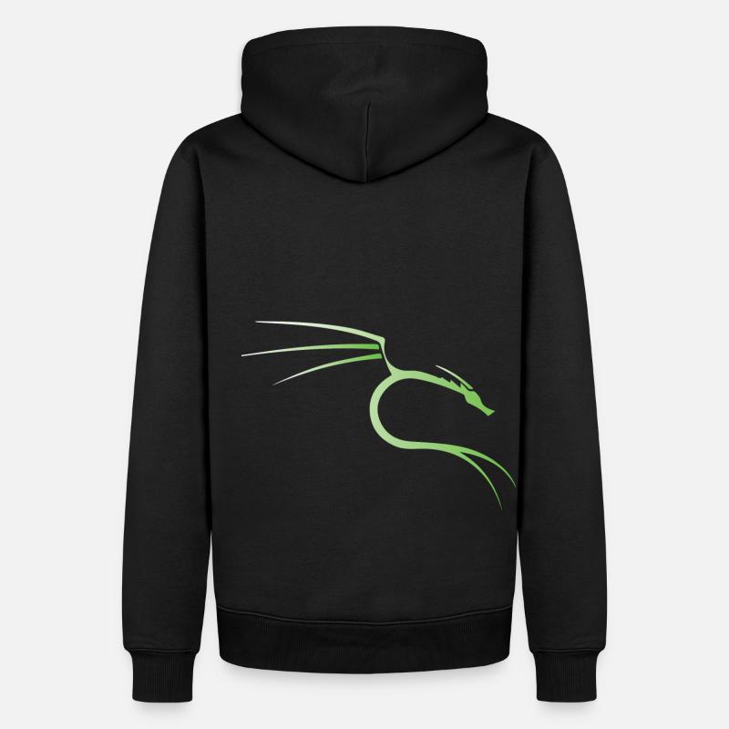 Kali Linux Drache - Männer Premium Bio Hoodie - Schwarz