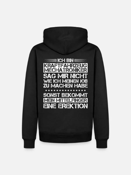 KFZ-Mechatroniker/Kraftfahrzeugmechatroniker/Autos - Männer Premium Bio Hoodie - Schwarz