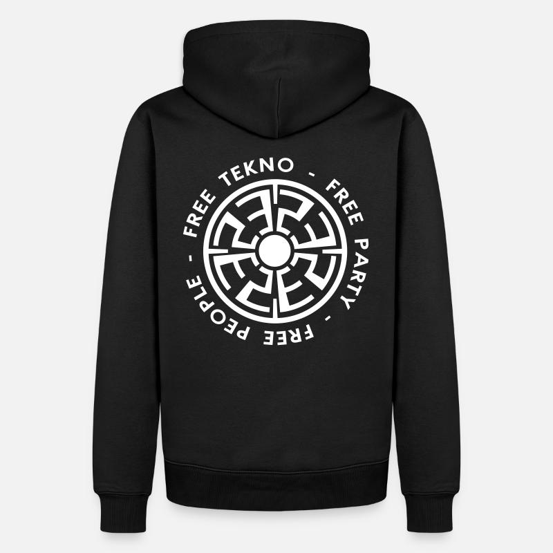 tekno gratuit Noctambules gratuit - Sweat à capuche Premium bio Homme - noir