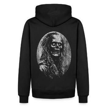 Evil Evil Zombie Undead - Sweat à capuche Premium bio Homme - noir - Dos - Nico (187cm)