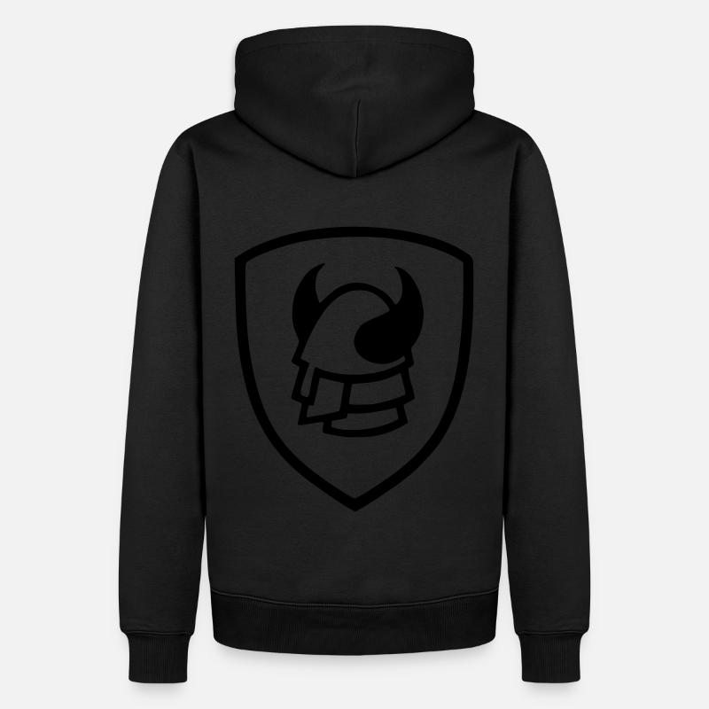 Torleif - Männer Premium Bio Hoodie - Schwarz