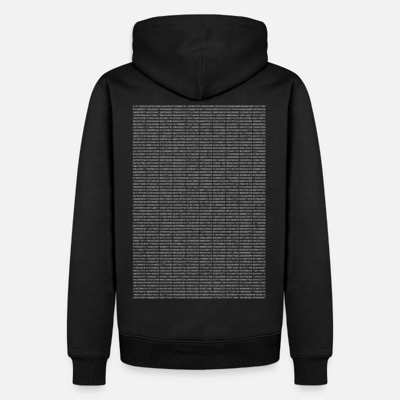 PI 22/7 3,14 - Männer Premium Bio Hoodie - Schwarz