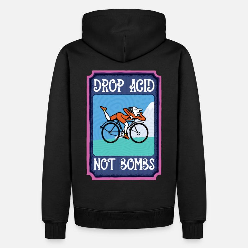 LSD Drop Acid Not Bombs - Sweat à capuche Premium bio Homme - noir