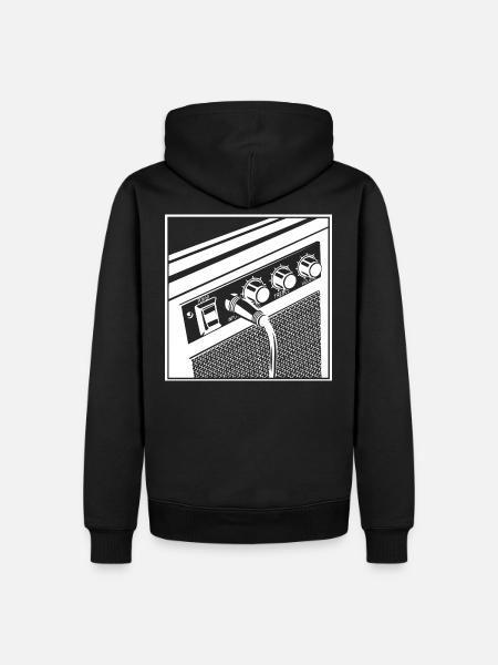 Amplifier - Verstärker - Metal- Rockband - Men’s Premium Organic Hoodie - black