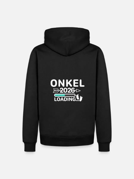 Uncle 2026 - Men’s Premium Organic Hoodie - black