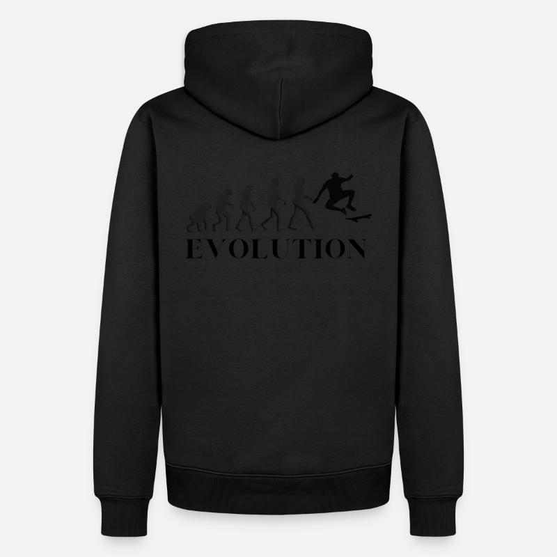 Evolution skate - Sweat à capuche Premium bio Homme - undefined