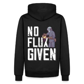Welder outfit for welders - Men’s Premium Organic Hoodie - black - Back - Nico (187cm)