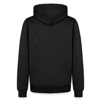 Croix Basque Lauburu - Sweat à capuche Premium bio Homme - noir - Dos - Nico (187cm)