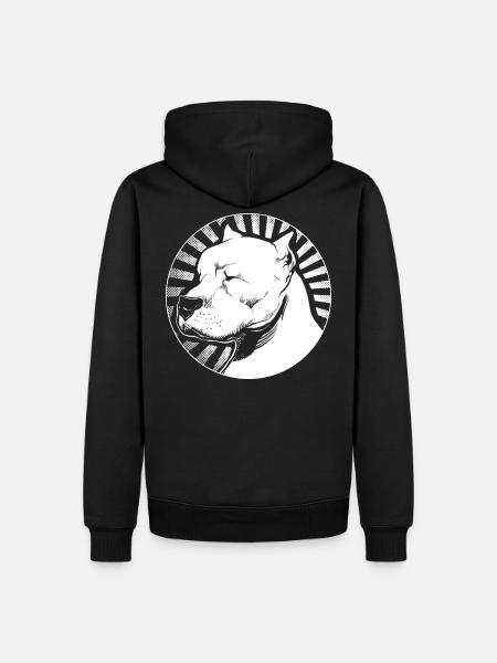 Dogo Argentino - Men’s Premium Organic Hoodie - black