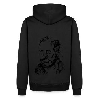Blade Runner 2049 Agnet K - Männer Premium Bio Hoodie - Schwarz - Hinten - Nico (187cm)