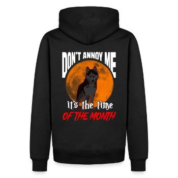 Drôle Halloween Hommes et Femmes Lune de Sang - Sweat à capuche Premium bio Homme - noir - Dos - Nico (187cm)