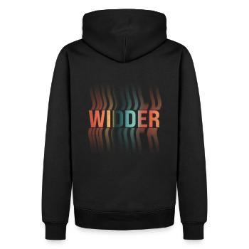 Widder Sternzeichen - Männer Premium Bio Hoodie - Schwarz - Hinten - Nico (187cm)