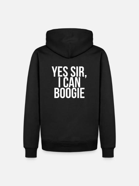 Yes Sir, I Can Boogie - Men’s Premium Organic Hoodie - black