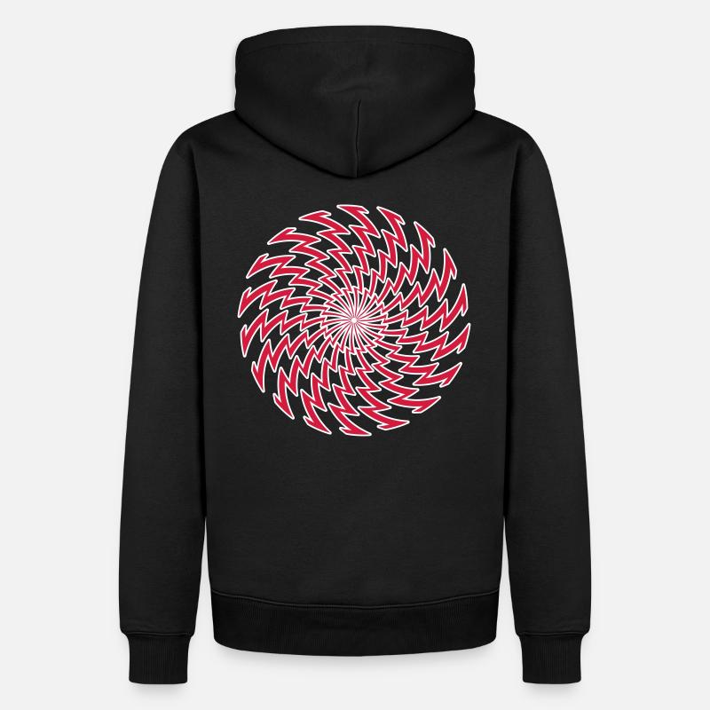 Spirale 23 - Männer Premium Bio Hoodie - Schwarz