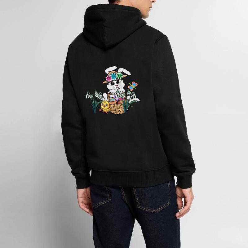 Easter Easter Bunny Easter Eggs Kids Easter Eggs Men’s Premium Organic Hoodie