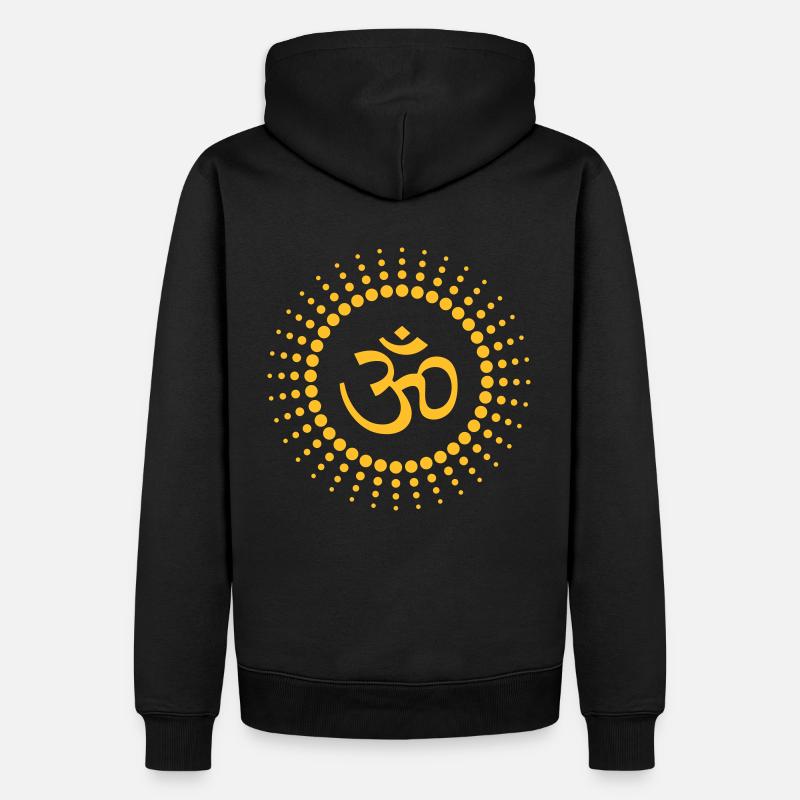Om Point de Sun - Sweat à capuche Premium bio Homme - noir