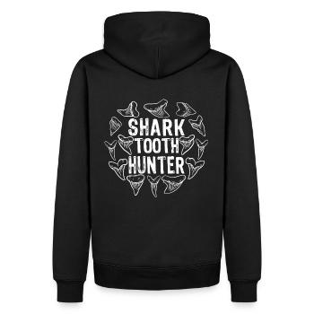 Chasseur de dents de requin Dent de requin Dent de requin Dents de requin - Sweat à capuche Premium bio Homme - noir - Dos - Nico (187cm)