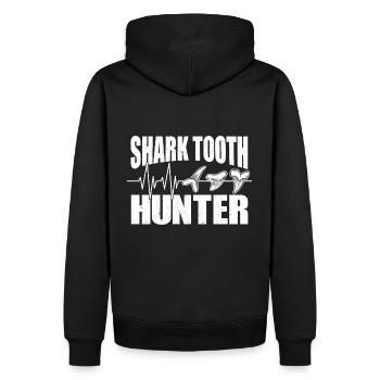 Chasseur de dents de requin Dent de requin Dent de requin Dents de requin - Sweat à capuche Premium bio Homme - noir - Dos - Nico (187cm)