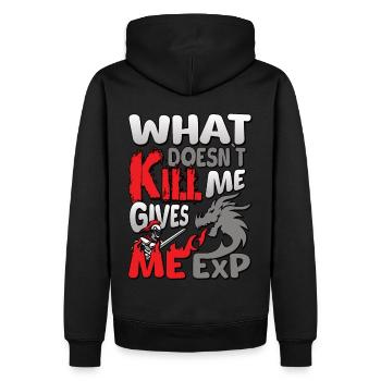 Gaming Gamer Gift - Video Games - Men’s Premium Organic Hoodie - black - Back - Nico (187cm)