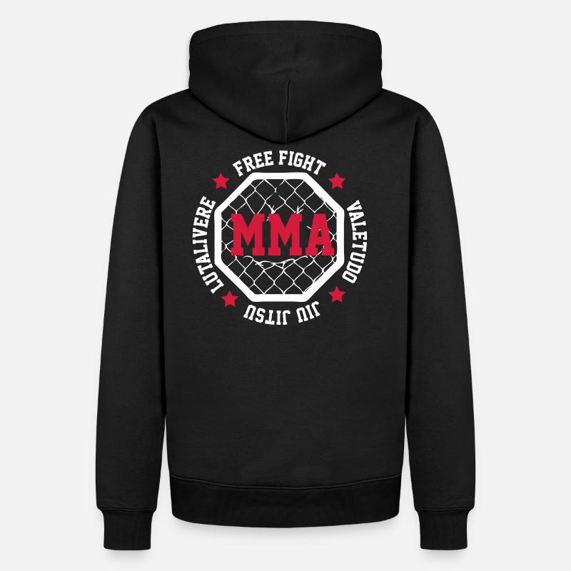 MMA - Männer Premium Bio Hoodie - Schwarz