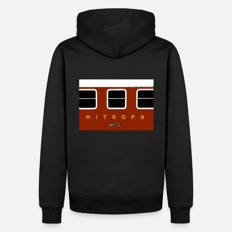 Mitropa - Männer Premium Bio Hoodie - Schwarz