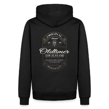 18th Birthday Man Vintage Car February Vintage 2006 - Men’s Premium Organic Hoodie - black - Back - Nico (187cm)