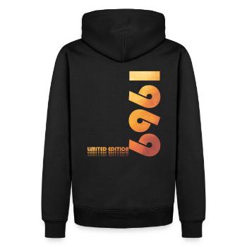 Original 1969 Millésime 1969 Anniversaire 1969 - Sweat à capuche Premium bio Homme - noir - Dos - Nico (187cm)