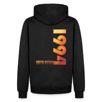 30ème Anniversaire Original 1994 Millésime 1994 - Sweat à capuche Premium bio Homme - noir - Dos - Nico (187cm)
