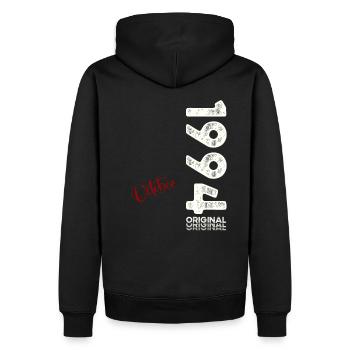 30e anniversaire Légende Octobre 1994 Volume 94 - Sweat à capuche Premium bio Homme - noir - Dos - Nico (187cm)
