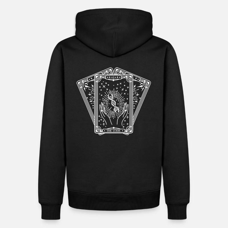Le Code Deck (blanc) - Sweat à capuche Premium bio Homme - noir