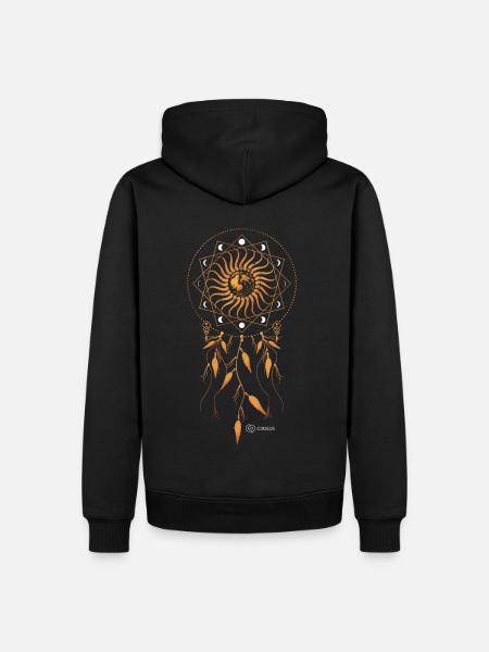 Traumfänger - Männer Premium Bio Hoodie - Schwarz