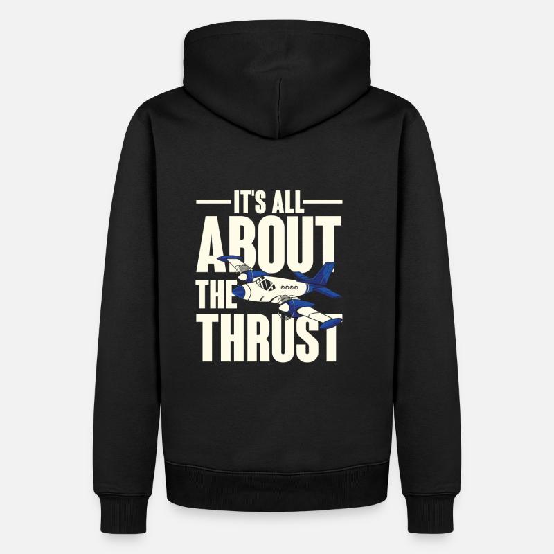 Alles über Schub - Männer Premium Bio Hoodie - Schwarz