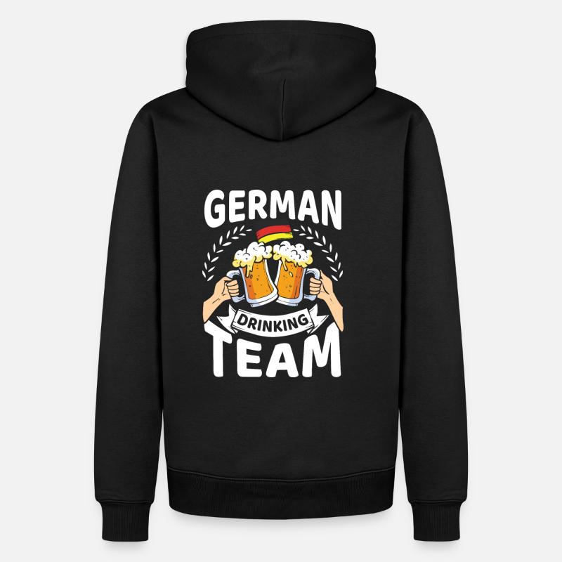Trinkmannschaft - Männer Premium Bio Hoodie - Schwarz