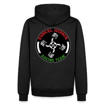 Basque racing team 1 - Sweat à capuche Premium bio Homme - noir - Dos - Nico (187cm)