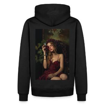 Excuses de Dieu - Sweat à capuche Premium bio Homme - noir - Dos - Nico (187cm)