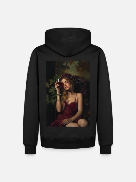 Gottes Entschuldigung - Männer Premium Bio Hoodie - Schwarz