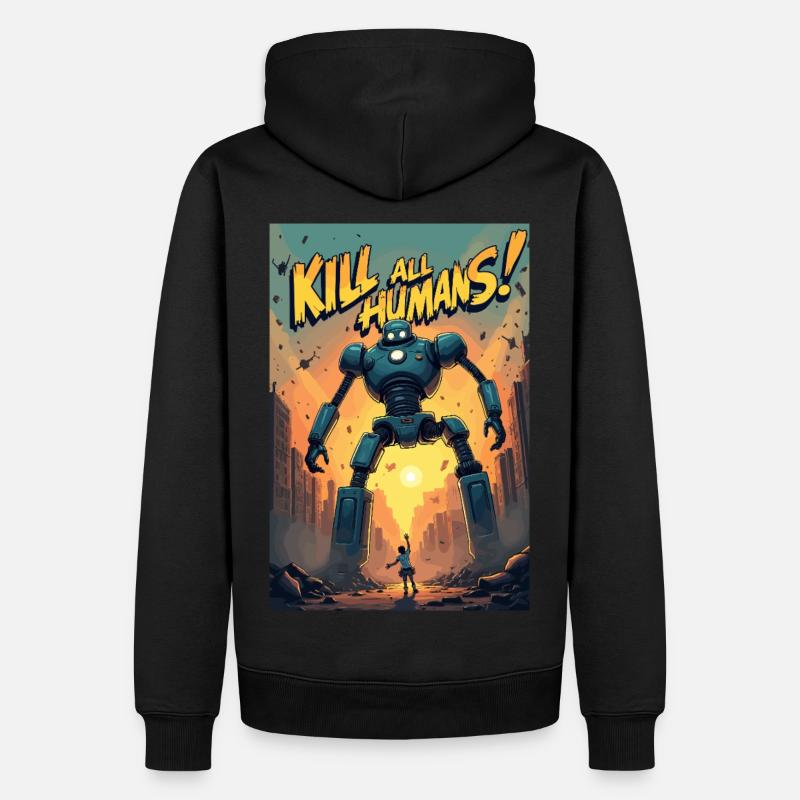 Apokalypse - Männer Premium Bio Hoodie - Schwarz