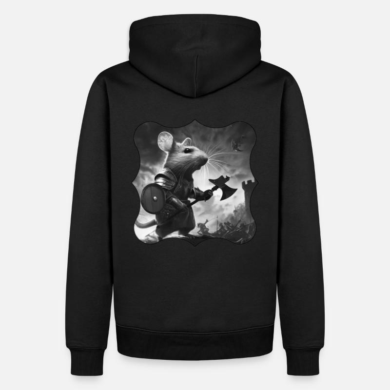 Souris Hereo - Sweat à capuche Premium bio Homme - noir