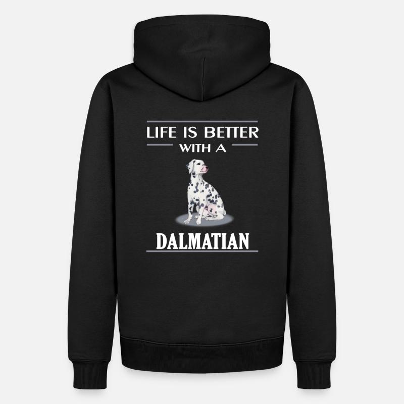 Dalmatian Dalmatiner - Sweat à capuche Premium bio Homme - noir