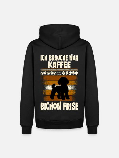 Bichon Frise - Men’s Premium Organic Hoodie - black