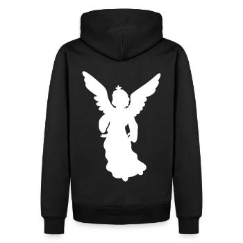 Ange Protecteur Ange Gardien Noël Noël - Sweat à capuche Premium bio Homme - noir - Dos - Nico (187cm)