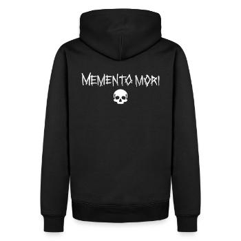 Memento Mori - Sweat à capuche Premium bio Homme - noir - Dos - Nico (187cm)
