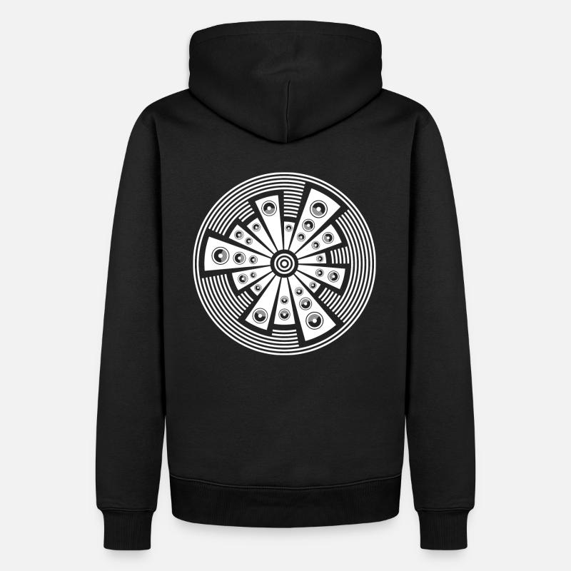 Haut-parleur 23 tekno - Sweat à capuche Premium bio Homme - noir