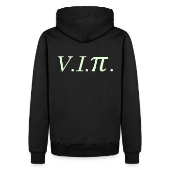 vipi2 - Sweat à capuche Premium bio Homme - noir - Dos - Nico (187cm)