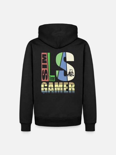 SimGamer - Men’s Premium Organic Hoodie - black