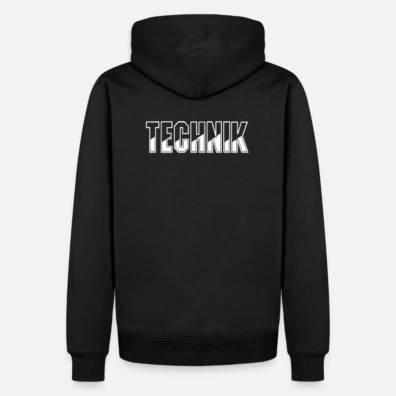 Technique Staff Scénique Crew - Sweat à capuche Premium bio Homme - noir