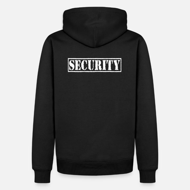 Videur de sécurité - Sweat à capuche Premium bio Homme - noir