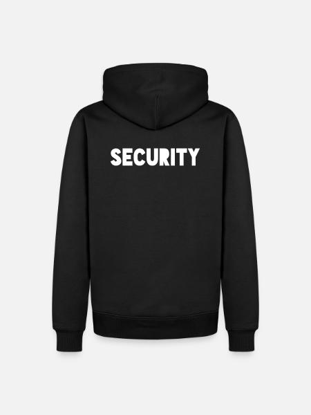 Security - Men’s Premium Organic Hoodie - black