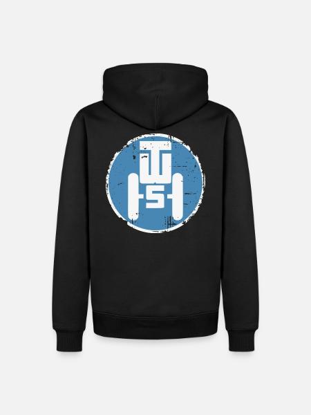 Traktorenwerk Schönebeck Retro - Fortschritt DDR - Männer Premium Bio Hoodie - Schwarz