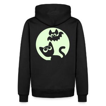 Créatures de la Nuit par Cheerful Madness!! - Sweat à capuche Premium bio Homme - noir - Dos - Nico (187cm)
